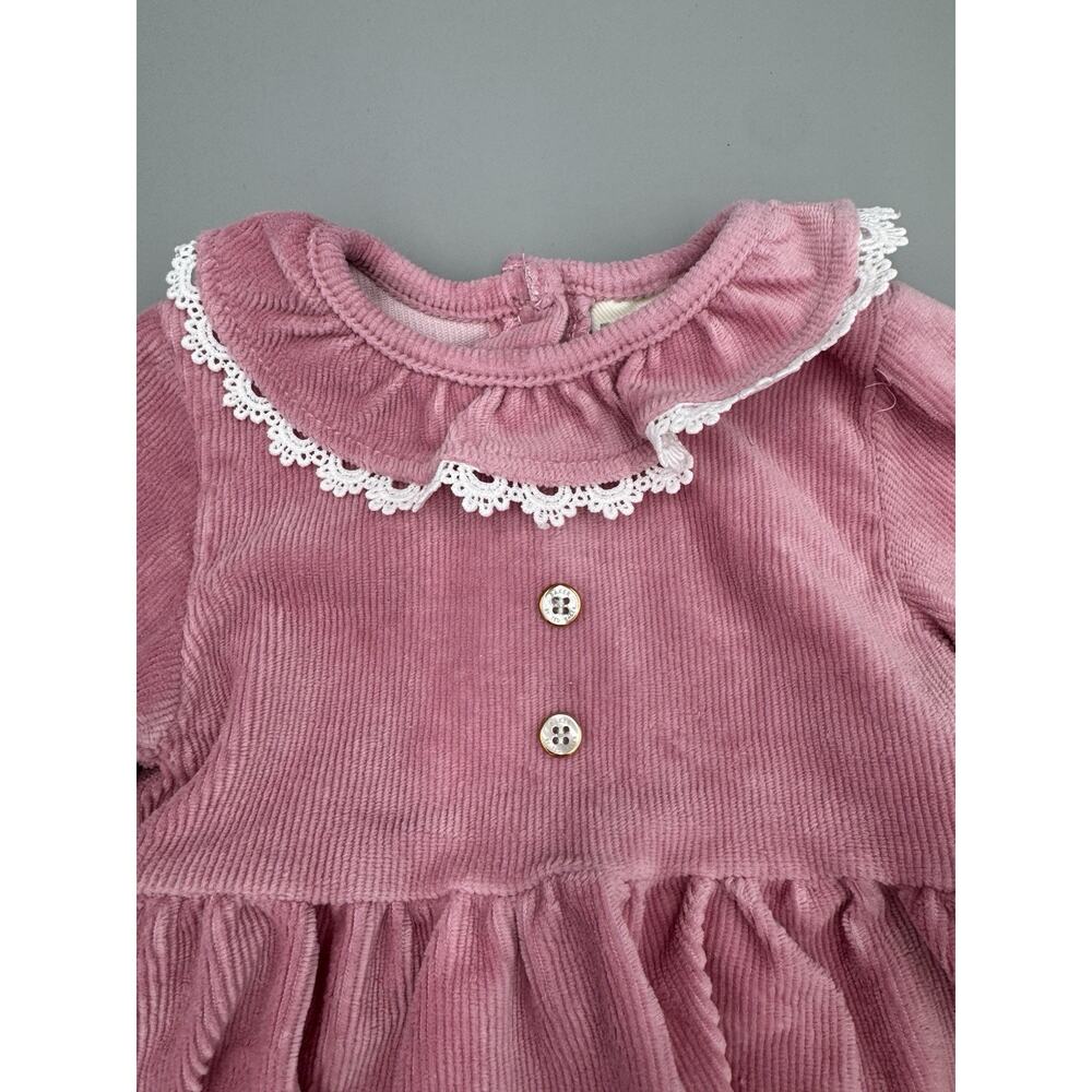 Ted Baker Girls Pink One Piece Romper Long Sleeve Size 12‎ Months 12M - Picture 2 of 14